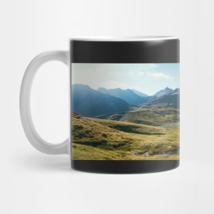 Alpine Greina High Plain on Sunny Summer Day (Grisons, Switzerland) Mug